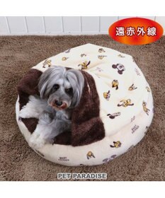 PET PARADISE ディズニー プルート 遠赤外線  寝袋 丸型 M