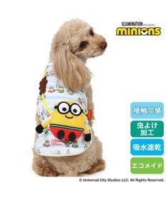 PET PARADISE ミニオン ボブ エコメイド 天竺 タンクトップ  《ビーチ柄》 小型犬