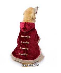 PET PARADISE ペットパラダイス ダッフルポンチョ 《レッド》 中型犬 大型犬