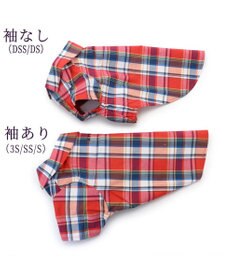 PET PARADISE 犬の服 犬 シャツ J.PRESS 【小型犬】 赤 チェック