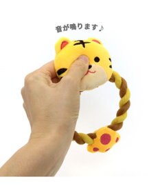PET PARADISE 犬 おもちゃ トラ ロープおもちゃ  トイ ＴＯＹ 虎 とら お正月 年賀状 干支 音が鳴る ぬいぐるみ ボール ロープ オモチャ 玩具 小型犬 おもちゃ 猫 かわいい おもしろ インスタ映え