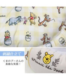 PET PARADISE ディズニー くまのプーさん チェック柄 丸型 カドラーベッド（55cm）