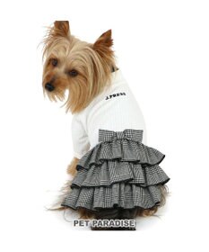 PET PARADISE J.PRESS スカート つなぎ 《グレンチェック》 小型犬
