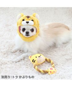 PET PARADISE 犬 おもちゃ トラ ロープおもちゃ  トイ ＴＯＹ 虎 とら お正月 年賀状 干支 音が鳴る ぬいぐるみ ボール ロープ オモチャ 玩具 小型犬 おもちゃ 猫 かわいい おもしろ インスタ映え