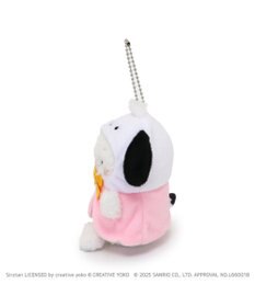 Mother garden しろたん ぬいぐるみキーホルダー ポチャッコ 【しろたん×はぴだんぶい】