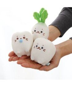 Mother garden しろたん 白いもの マスコットキーホルダー 《乳歯》 単品