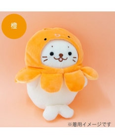 Mother garden しろたん ついてきちゃうしろたん マスコット用 着せ替え服 タコ頭巾 《橙》 単品