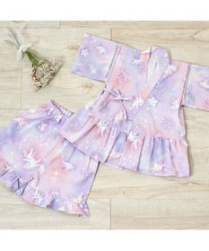 Mother garden マザーガーデン ユニコーン 甚平  《ミルキーウェイ》 95～100cm