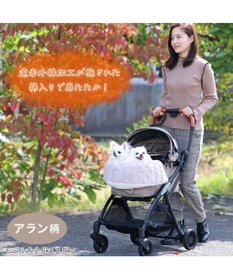 PET PARADISE ペットパラダイス ペットカートクッション 遠赤外線  《アラン柄》