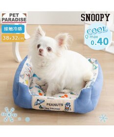 PET PARADISE スヌーピー クール 四角カドラー 《サマーバケーション柄》 Ｓ