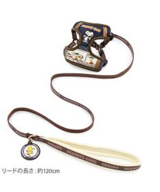 PET PARADISE スヌーピー ハーネス＆リード 《ワッペン柄》 ３Ｓ 小型犬