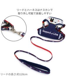 PET PARADISE リサとガスパール ハーネス＆リード ＳＳ 《ハート柄》 小型犬