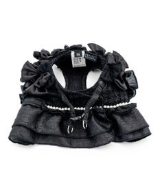 PET PARADISE cherircouture ツイード ベストハーネス 《ブラック》 ４Ｓ/３Ｓ