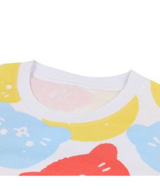 Mother garden しろたん Tシャツ 半袖  《総柄》 ユニセックス