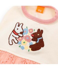 PET PARADISE リサとガスパール 刺繍 レース ワンピース 小型犬