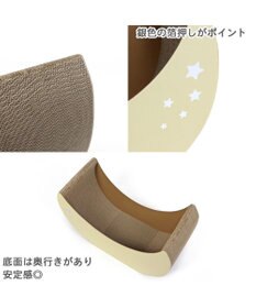 PET PARADISE 猫 爪とぎ ダンボール 単品《月 / 雲》