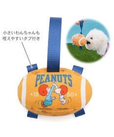 PET PARADISE スヌーピー タブ付 ラグビーボール トイ