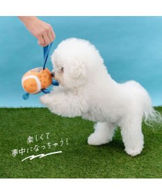 PET PARADISE スヌーピー タブ付 ラグビーボール トイ