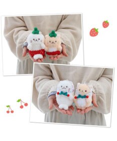 Mother garden らっこいぬ  マスコット キーホルダー 《ピュアさくらんぼ》