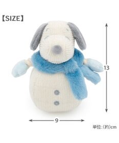 PET PARADISE スヌーピー 雪だるまトイ 青マフラー