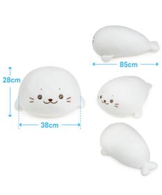 Mother garden しろたん 公式 うるうるふわもち抱き枕 85cm 記念ステッカープレゼント ネット店限定