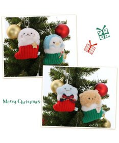 Mother garden しろたん クリスマス靴下キーホルダー 《らむね》 単品