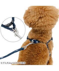 PET PARADISE J.PRESS ハーネス＆リード 《ブラック格子柄》 Ｓ