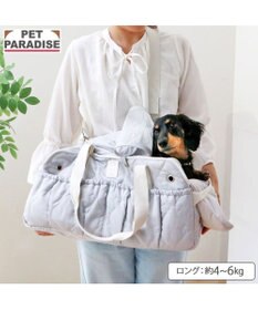 PET PARADISE ペットパラダイス キルティング キャリーバッグ 《グレー》 ロング