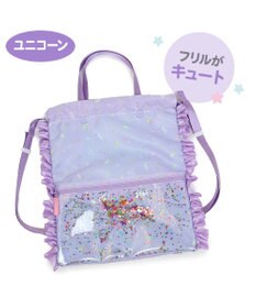 Mother garden マザーガーデン フリル ナップサック  キッズ リュック 《ユニコーン/野いちご》