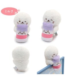 Mother garden しろたん ぴょこんと マスコット 《ミルク》 単品