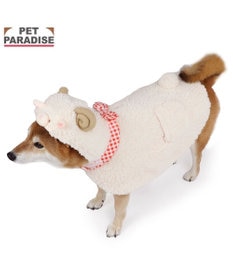 PET PARADISE ペットパラダイス 干支未ポンチョ 中型犬 大型犬