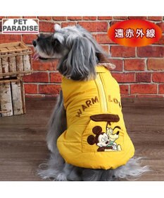 PET PARADISE ディズニー ミッキーマウス 襟付き 綿入れ ベスト 小型犬