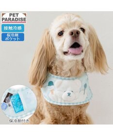 PET PARADISE ペットパラダイスくまちゃん クールバンダナ 《アイス柄》 中型犬