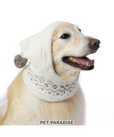 PET PARADISE ペットパラダイス ニット帽子《ノルディック柄》中型犬