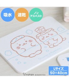 Mother garden しろたん 珪藻土 バスマット Lサイズ 50cm×40cm