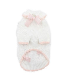 PET PARADISE cherircouture リボン編込ニット 小型犬