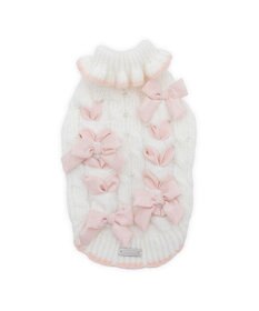PET PARADISE cherircouture リボン編込ニット 小型犬