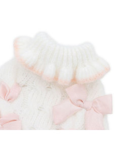 PET PARADISE cherircouture リボン編込ニット 小型犬
