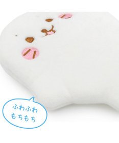 Mother garden しろたん ぺたんこポーチ 《ぶらさがりしろたん》