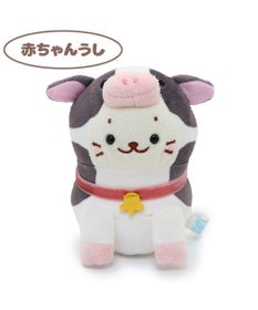 Mother garden しろたん お座り ちびマスコット 赤ちゃんシリーズ うし・ロバ・ヤギ・ 11cm 単品