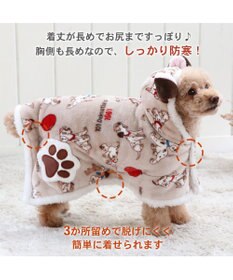 PET PARADISE ディズニー 101匹わんちゃん 着る毛布 《風船柄》 小型犬