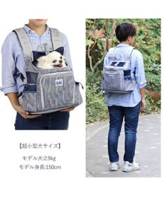 PET PARADISE Ｌｅｅ ハグ＆リュック ヒッコリー キャリーバッグ S 超小型犬