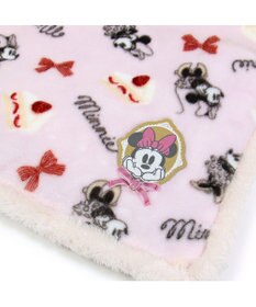 PET PARADISE ディズニーミニーマウス 遠赤外線 ボアマット 《ケーキ柄  》(80×60cm)