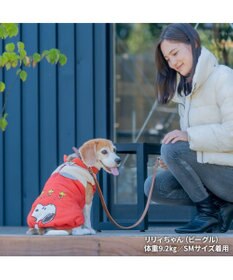 PET PARADISE スヌーピー 遠赤外線 エアベスト 《オレンジ》 中型犬 大型犬