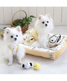 PET PARADISE 犬 ベッド おしゃれ スヌーピー ２ｗａｙ カドラーベッド (83×68cm) ワッフル