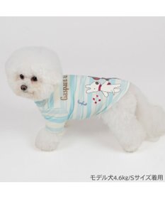 PET PARADISE リサとガスパール   接触冷感 Ｔシャツ 《マリン柄》小型犬