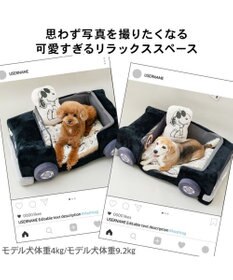 PET PARADISE スヌーピー マイカーカドラー  （92×60cm） Ｌ 小型犬