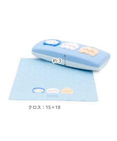 Mother garden しろたん クロス付 サガラ刺繍 眼鏡ケース 《お友達》 単品