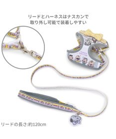 PET PARADISE スヌーピー リード&ハーネス 《パーティ柄》 S 小型犬