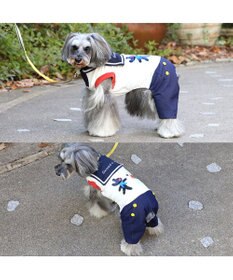 PET PARADISE リサとガスパール セーラー パンツ つなぎ 小型犬